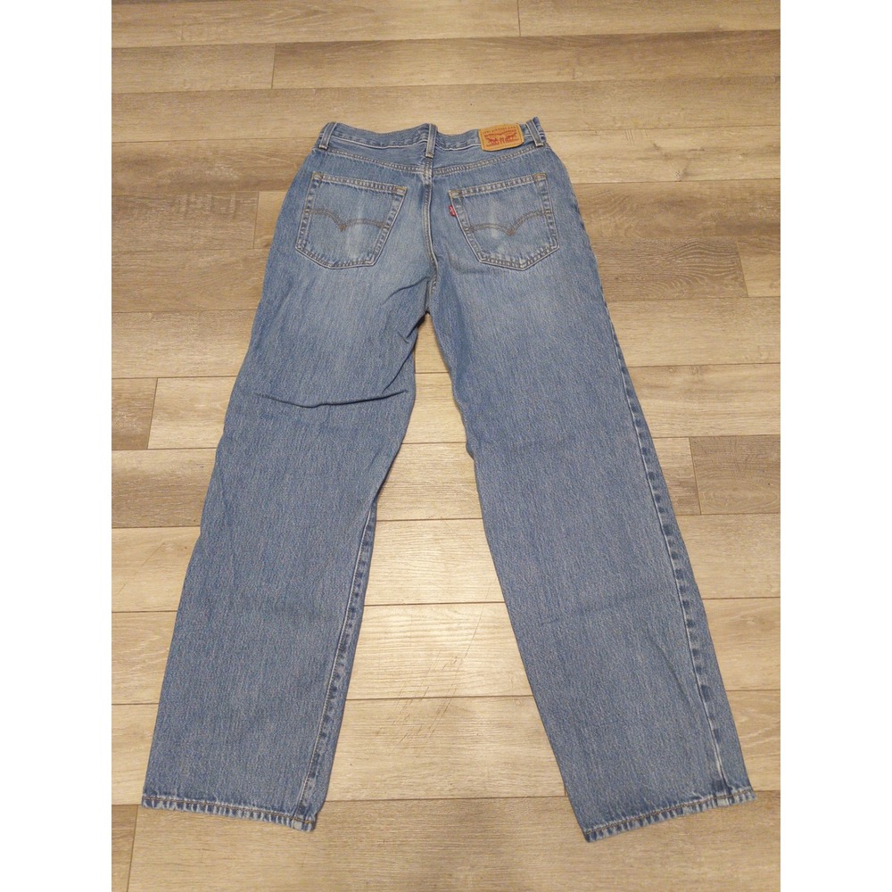 Levi's 94 Baggy Jeans Women 28x31 High Rise Straight Leg Light Wash - Picture 6 of 11